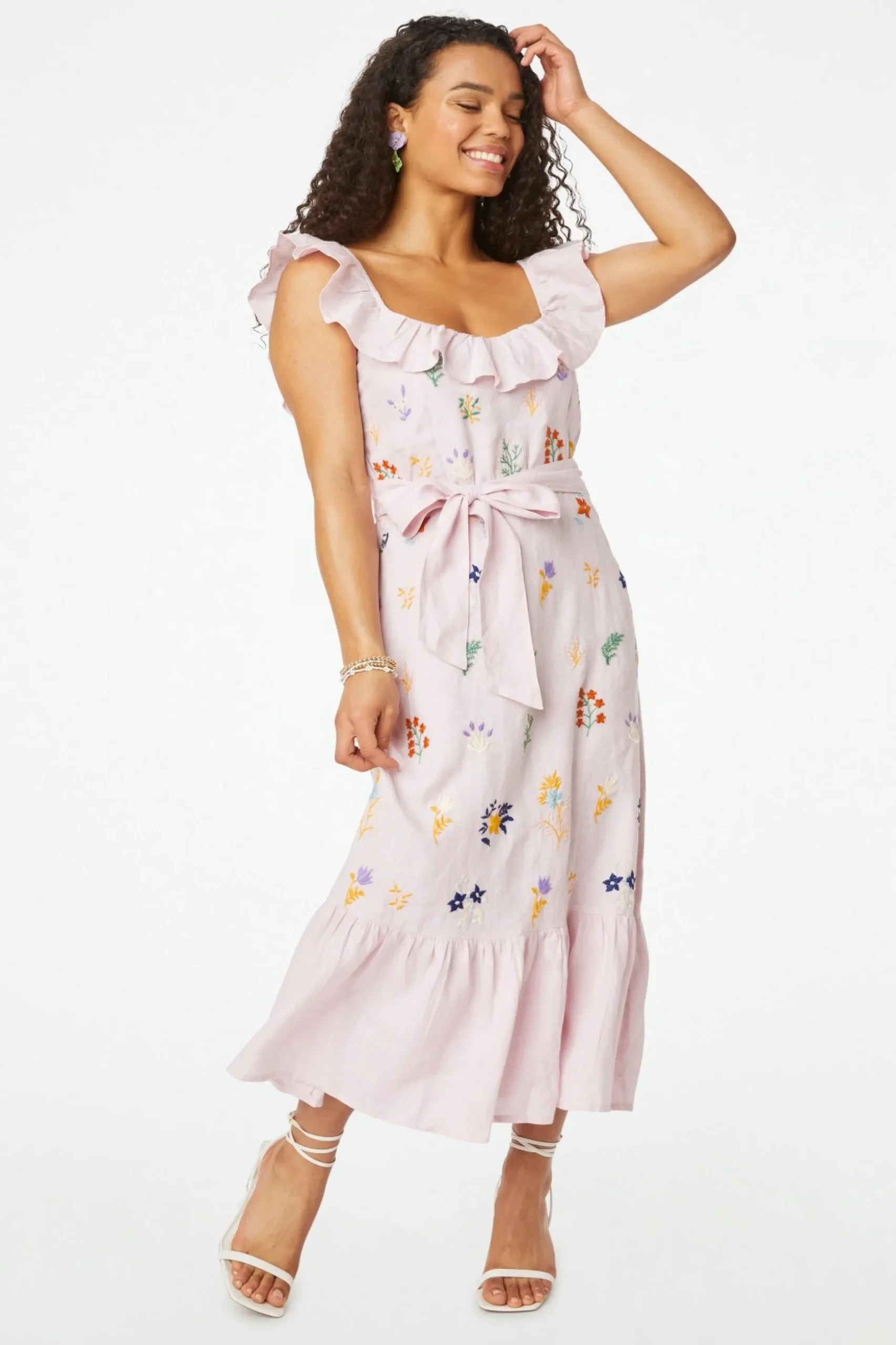 Afina Embroidery Keira Dress