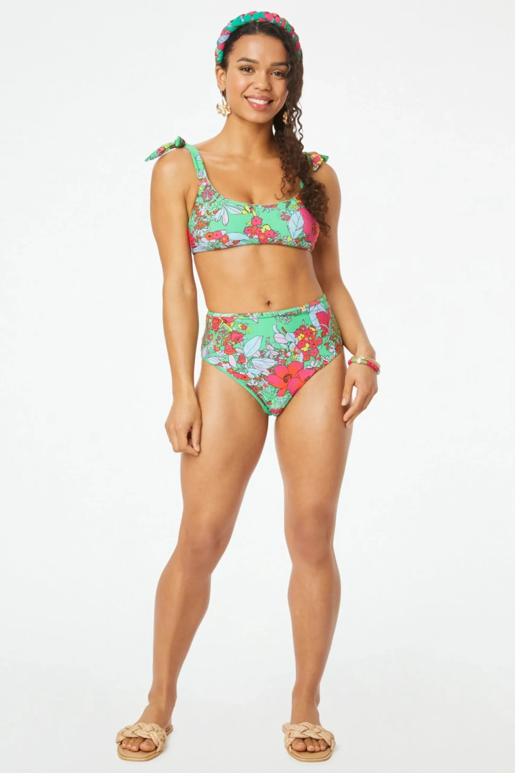 Ashbury Floral Tie Shoulder Bralette