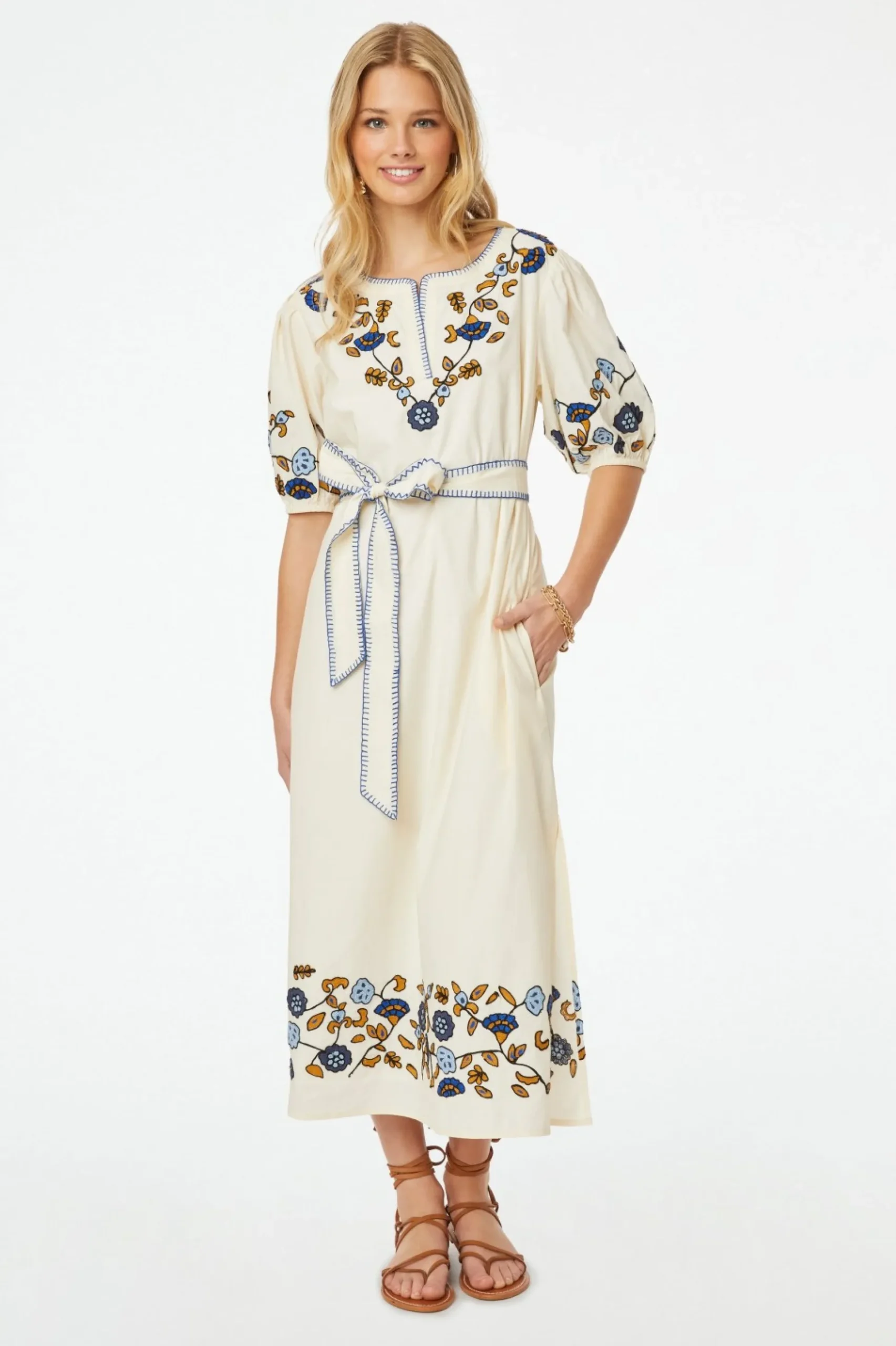 Davina Embroidery Luca Caftan