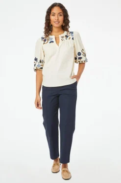 Davina Embroidery Michi Top