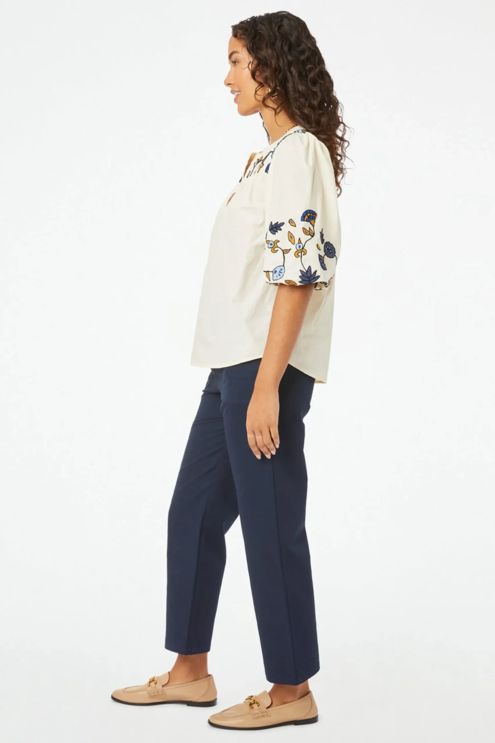 Davina Embroidery Michi Top