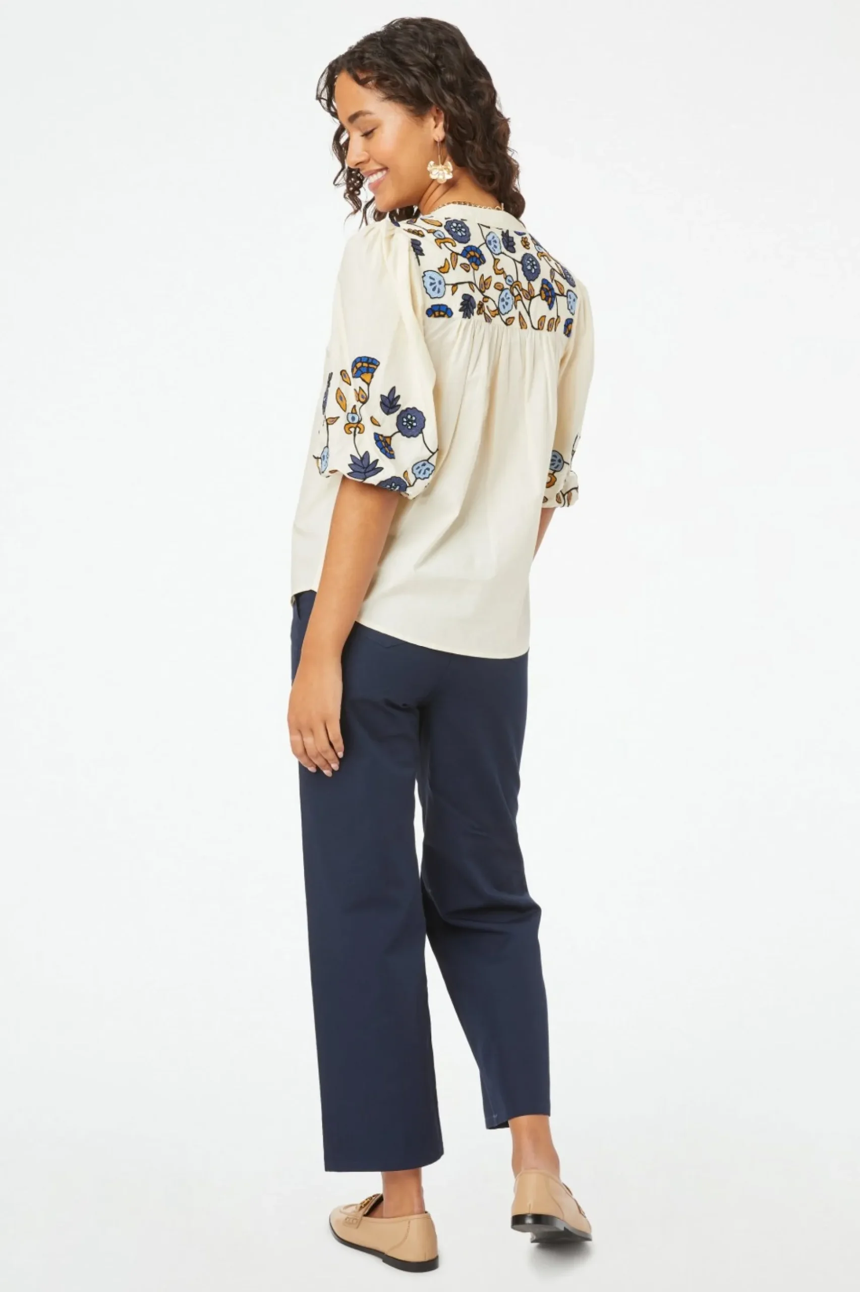 Davina Embroidery Michi Top