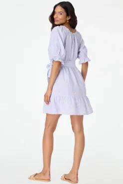 Ditsy Daisy Embroidered Miller Dress