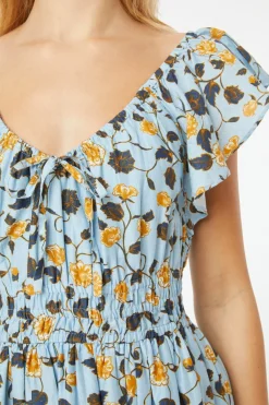 Evandra Floral Pina Dress