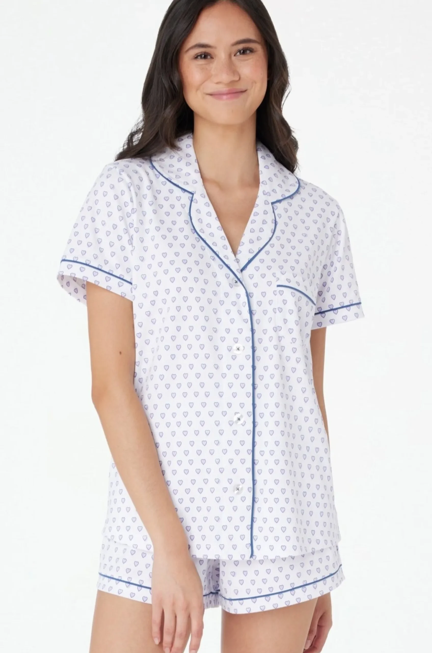 Hearts Polo Pajamas