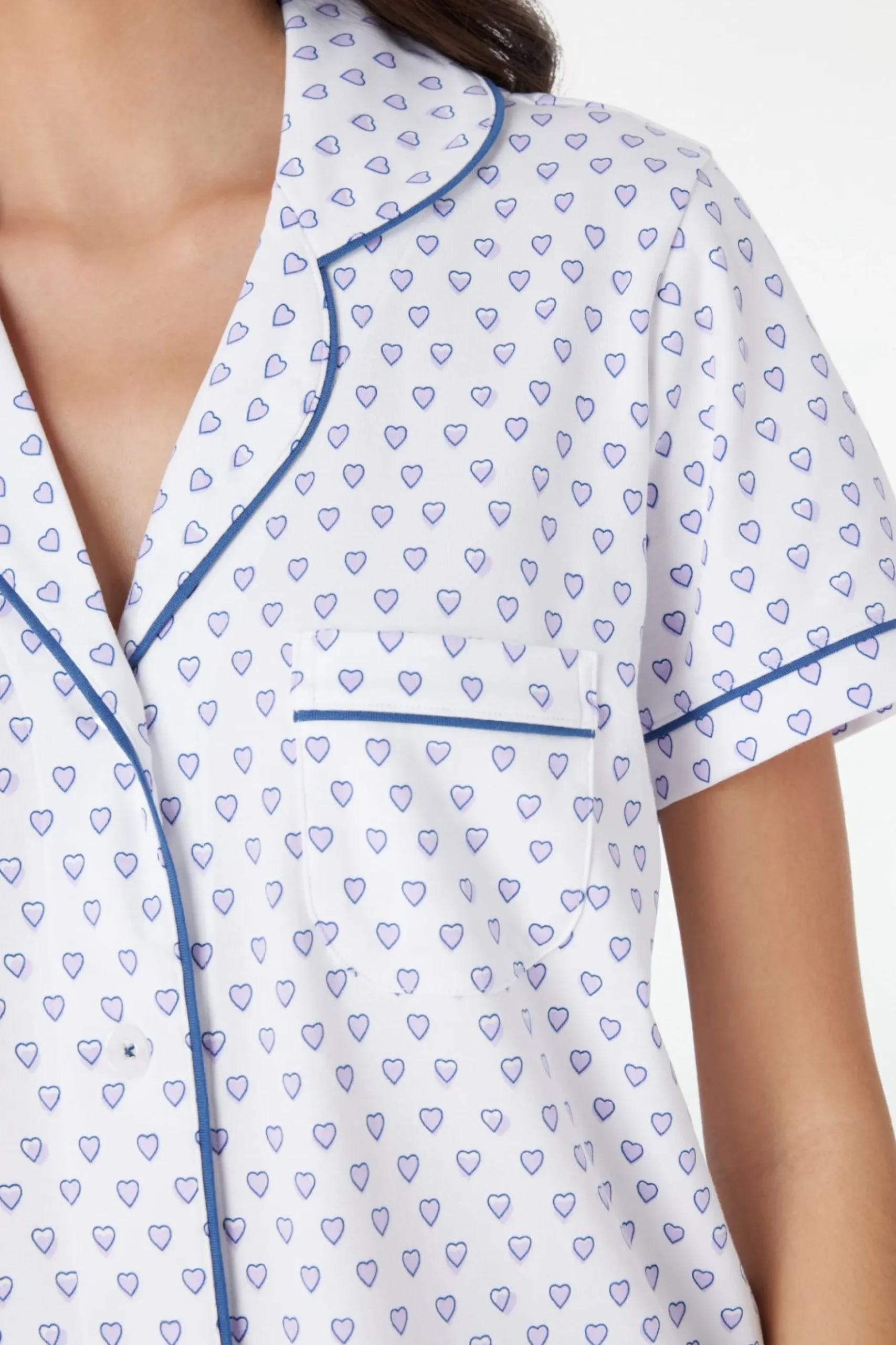 Hearts Polo Pajamas