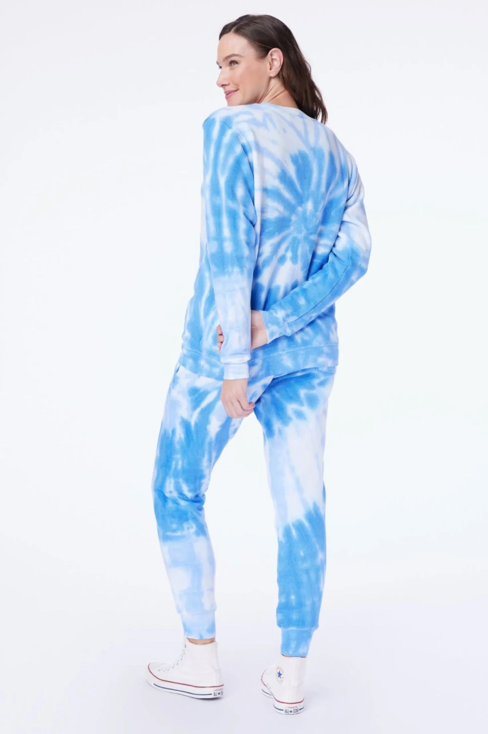 Hearts Tie Dye Crewneck