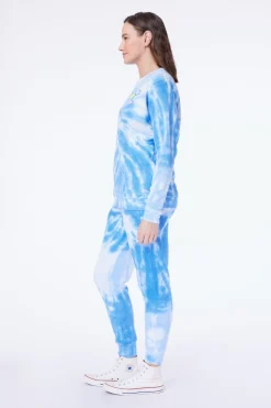 Hearts Tie Dye Crewneck