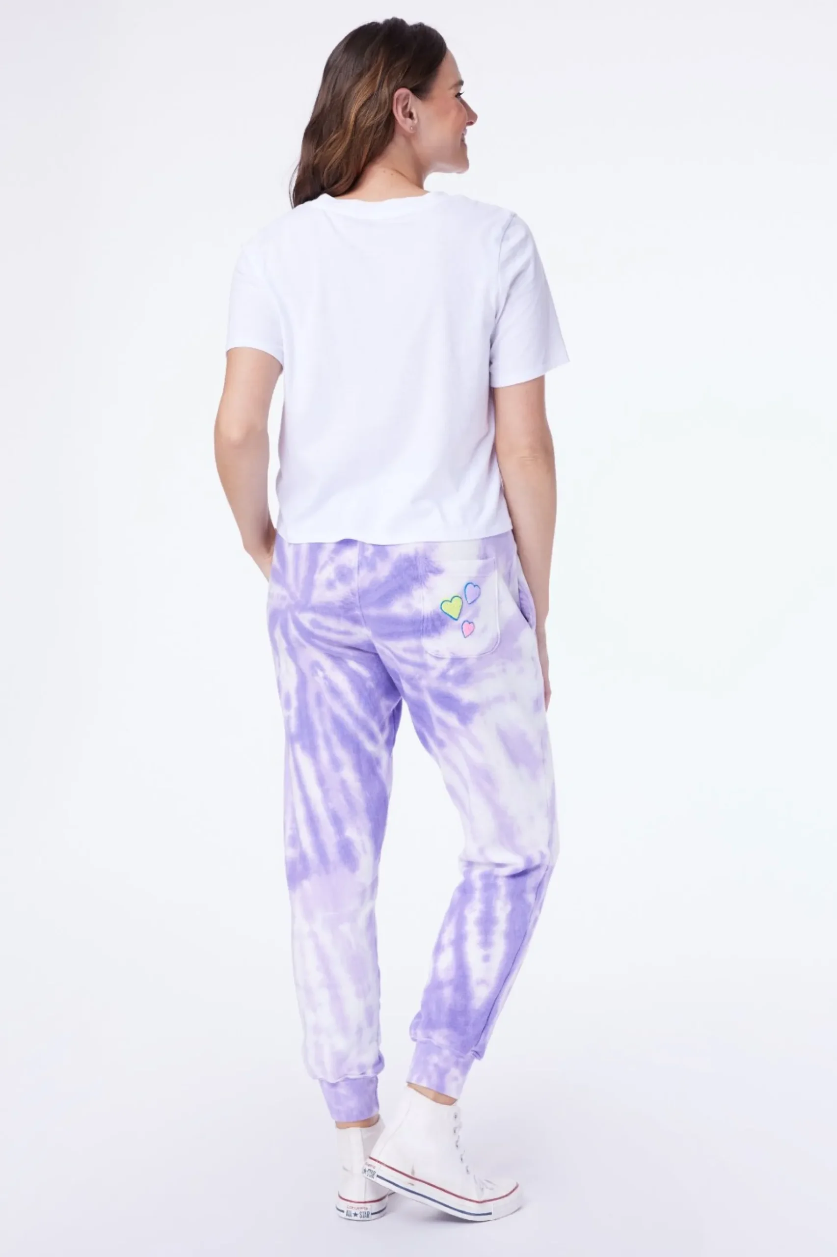 Hearts Tie Dye Sweatpants