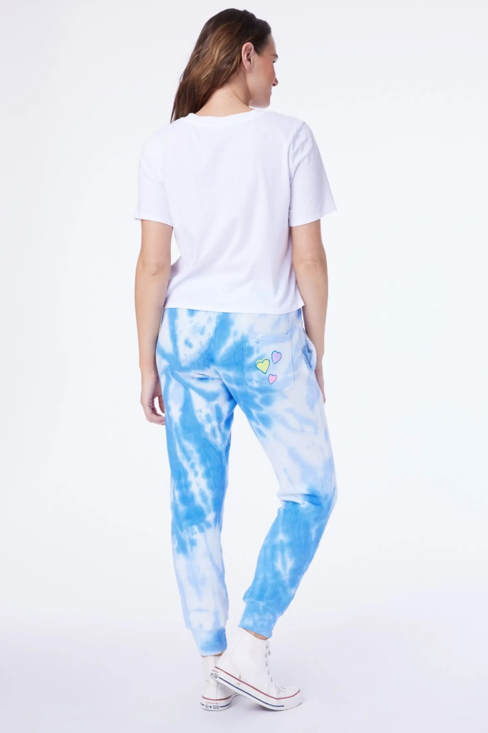 Hearts Tie Dye Sweatpants