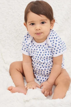 Infant Hearts Short Sleeve Onesie