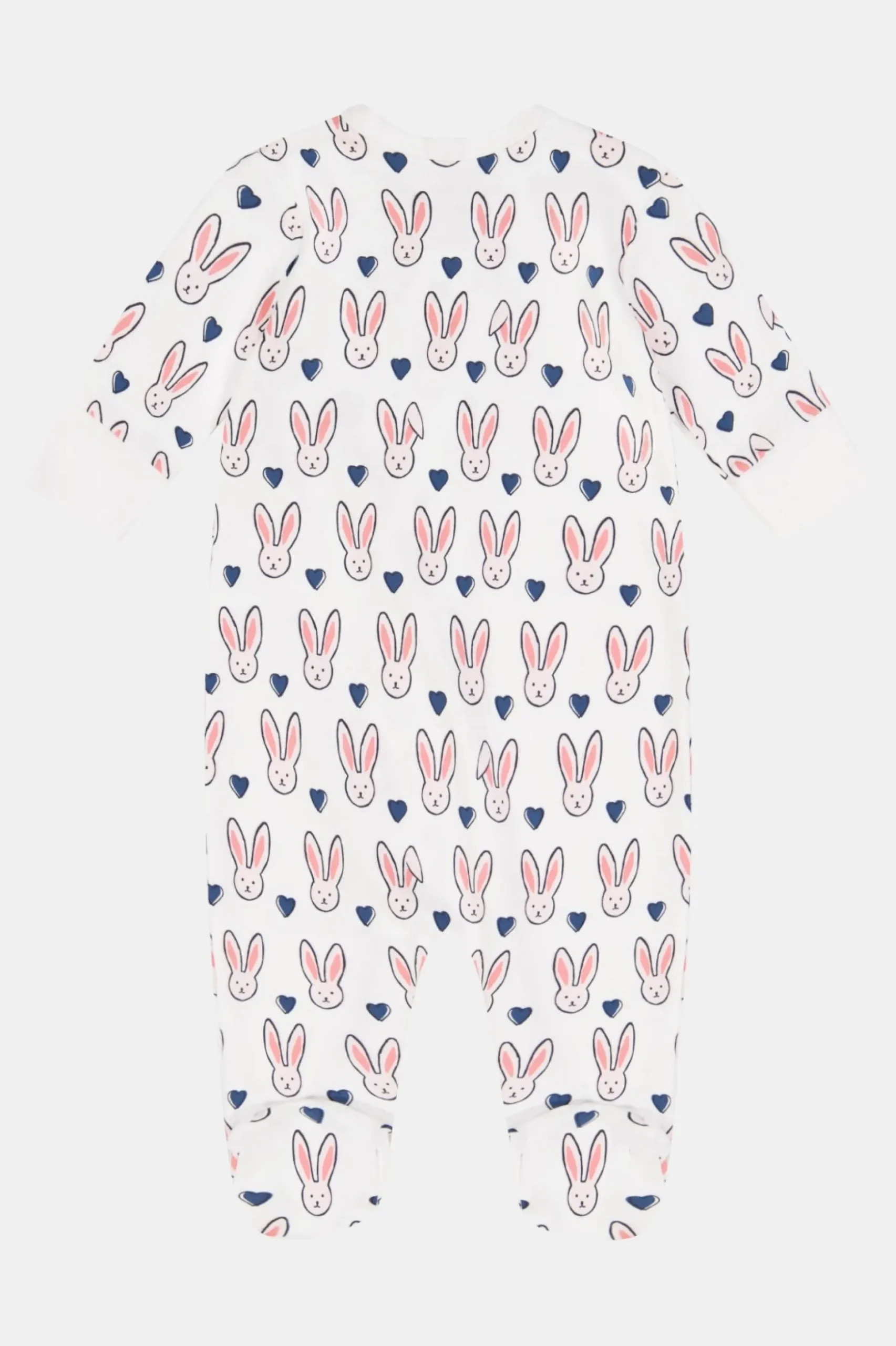 Infant Love Bunnies Zipper Footie Pajamas Pajamas