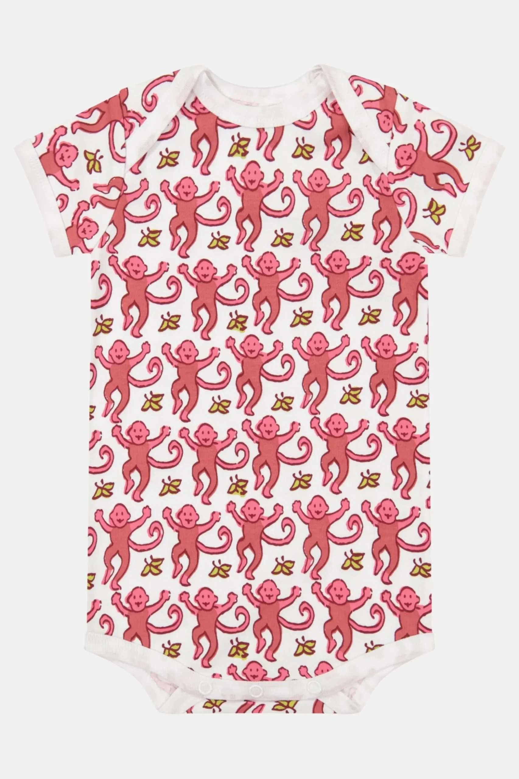 Infant Monkey Short Sleeve Onesie