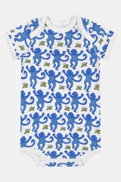 Infant Monkey Short Sleeve Onesie