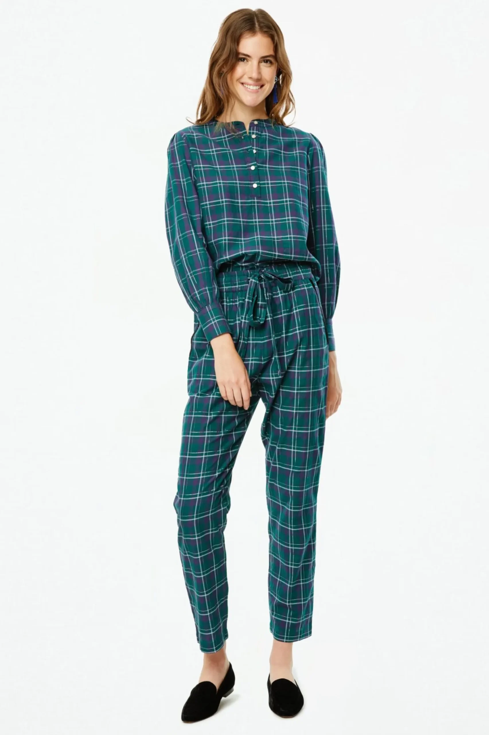 Inverness Plaid Glenda Top