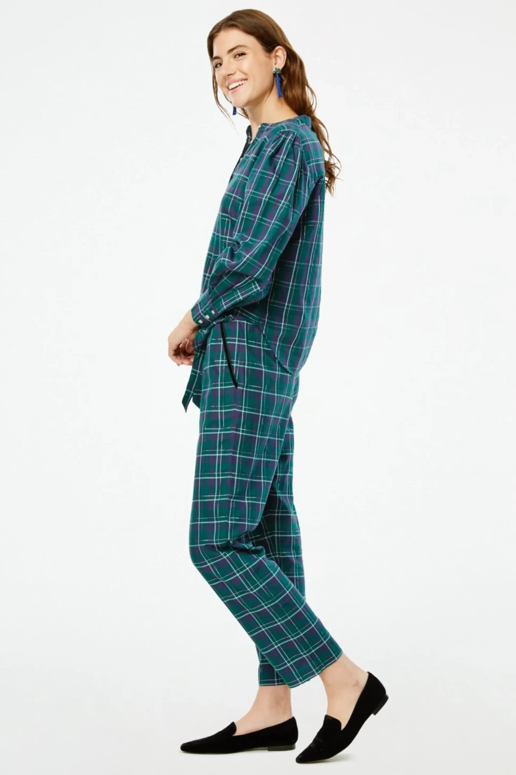 Inverness Plaid Glenda Top