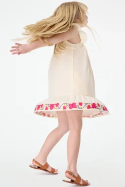 Kids Column Embroidery Aimee Dress