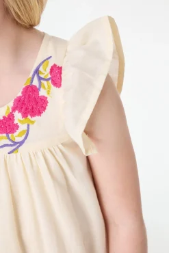 Kids Column Embroidery Aimee Dress