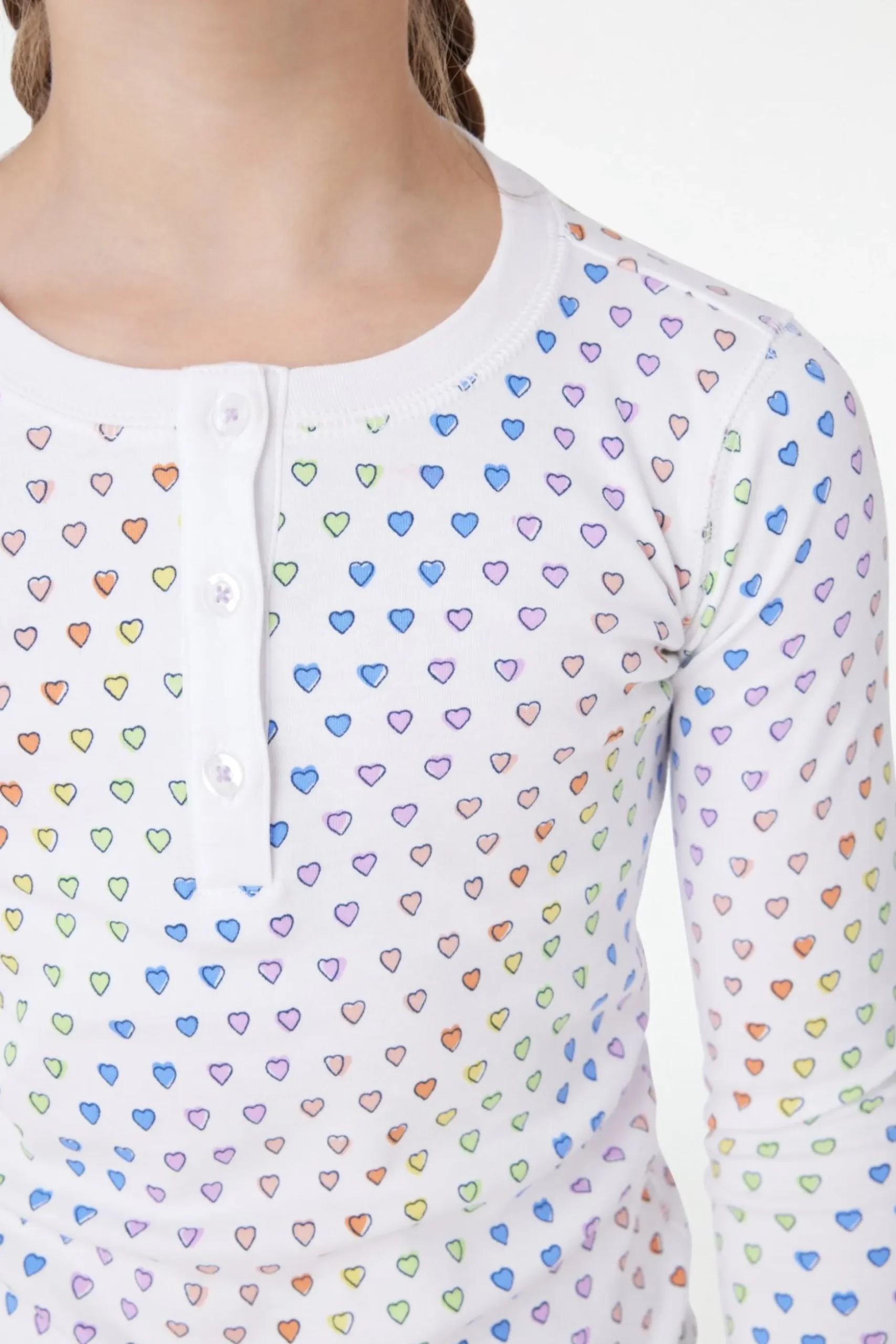 Kids Disco Hearts Pajamas