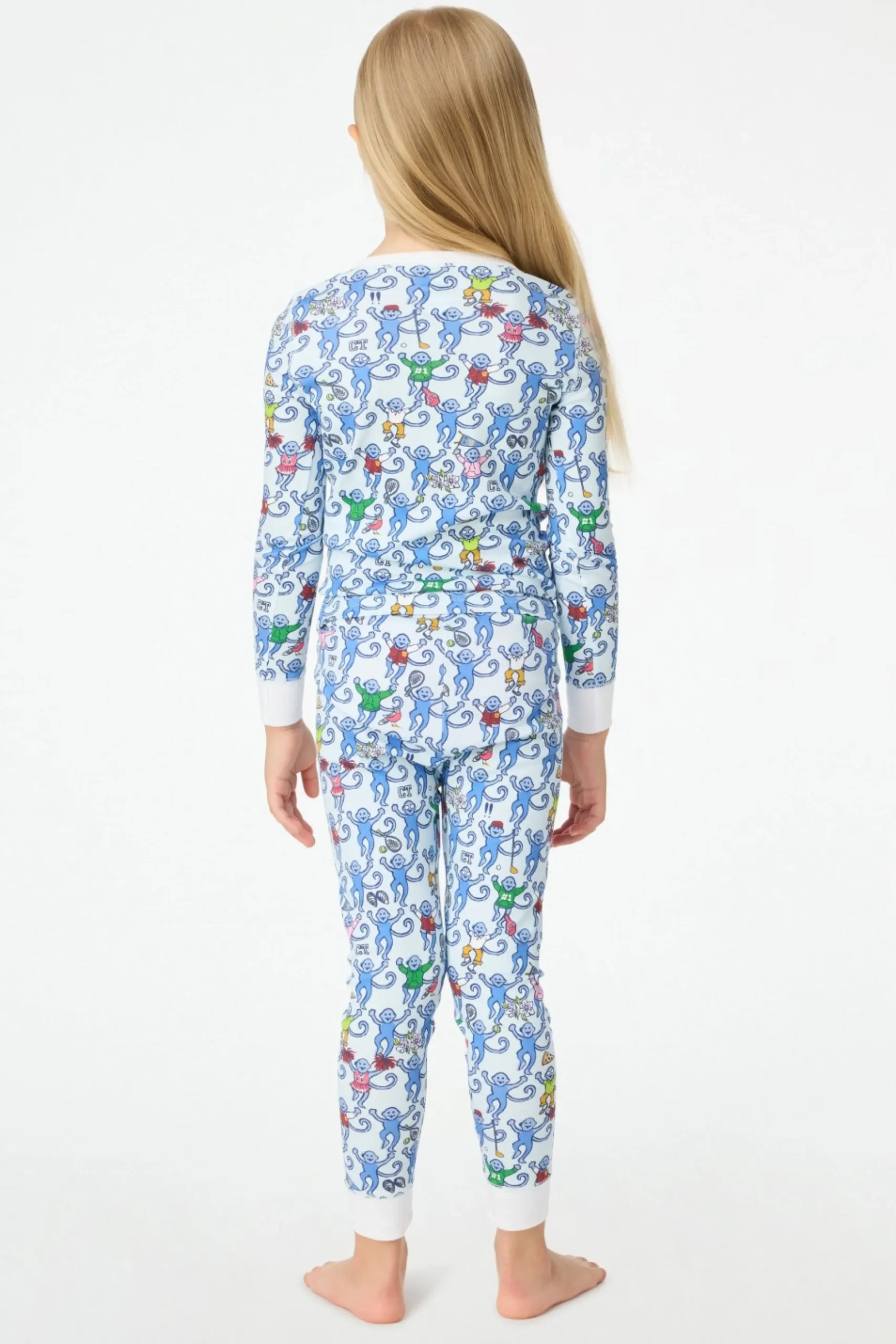 Kids Greenwich Monkey Pajamas