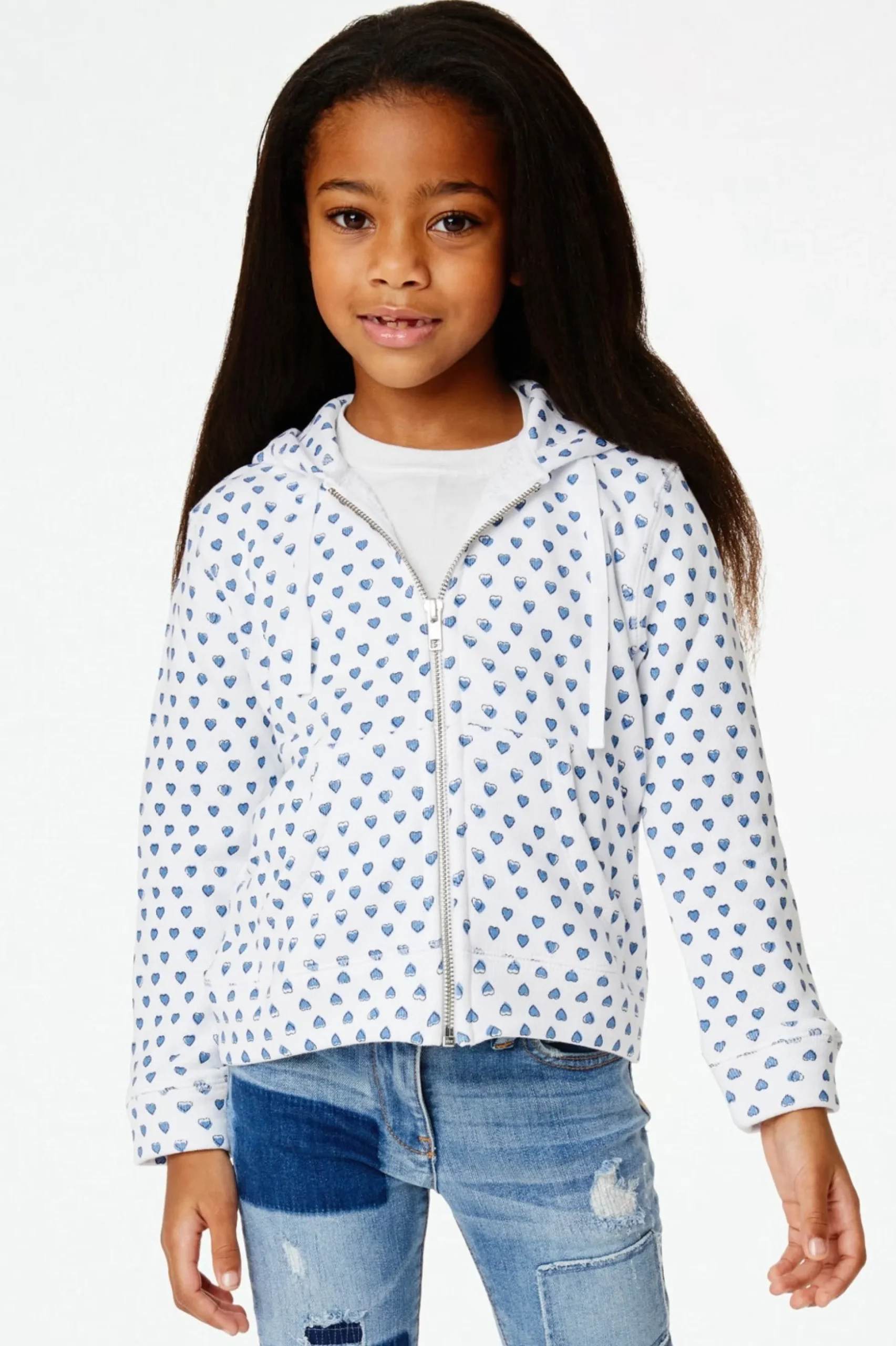 Kids Hearts Harley Hoodie