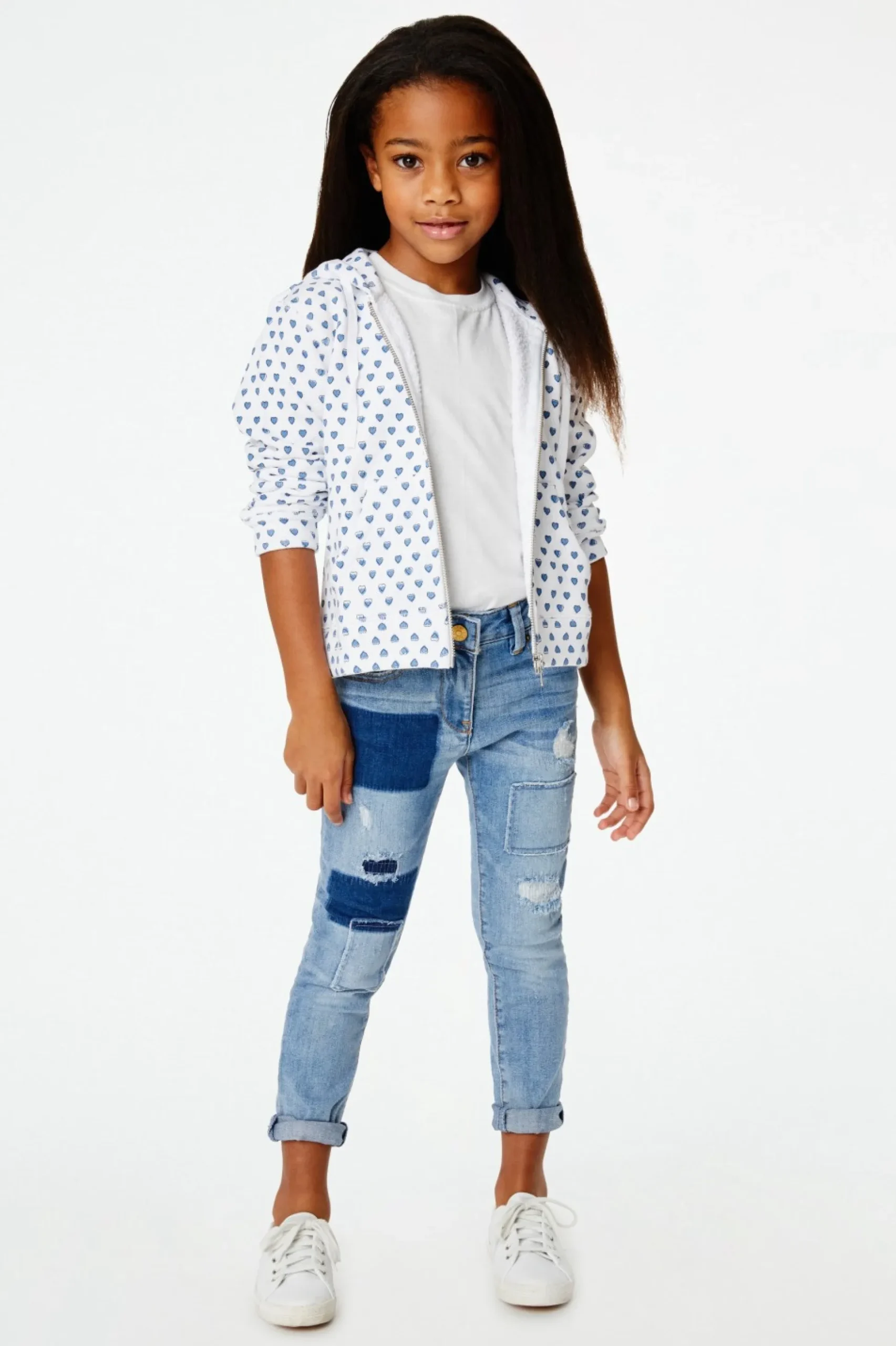 Kids Hearts Harley Hoodie