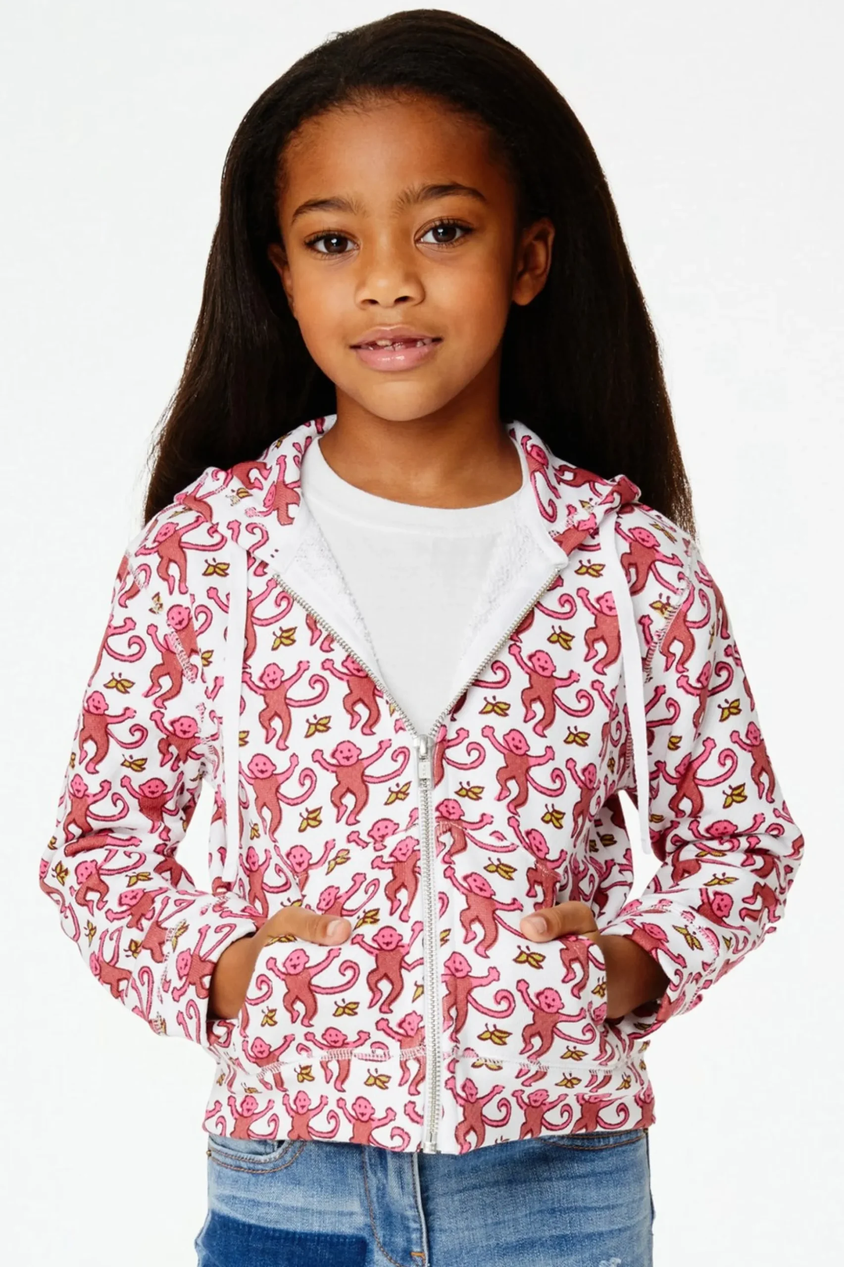 Kids Monkey Harley Hoodie