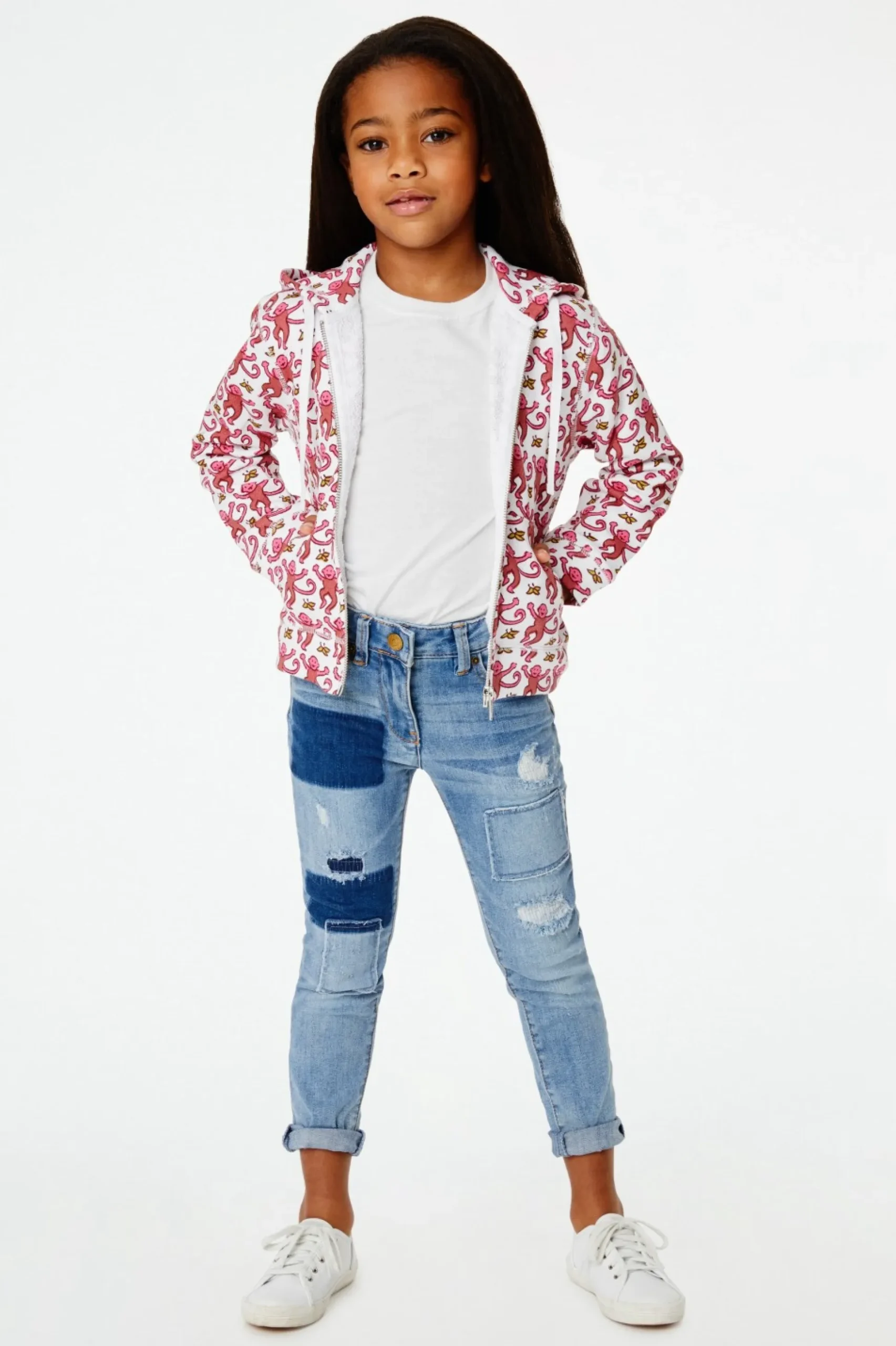 Kids Monkey Harley Hoodie