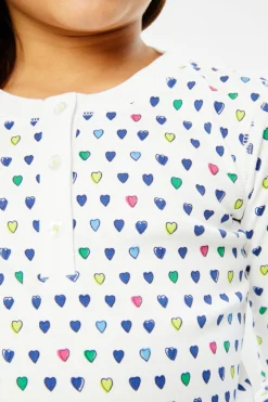 Kids Pop Hearts Pajamas