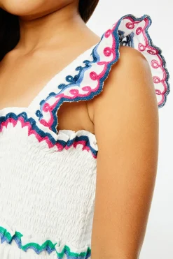 Kids Valleta Embroidered Ceri Dress