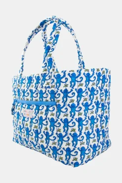 Monkey Large Quilted Tote