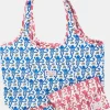 Monkey Reversible Shopping Tote