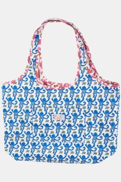 Monkey Reversible Shopping Tote