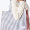 Stripe Book Tote