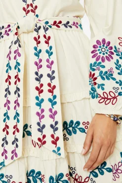 Veda Embroidered Naema Dress